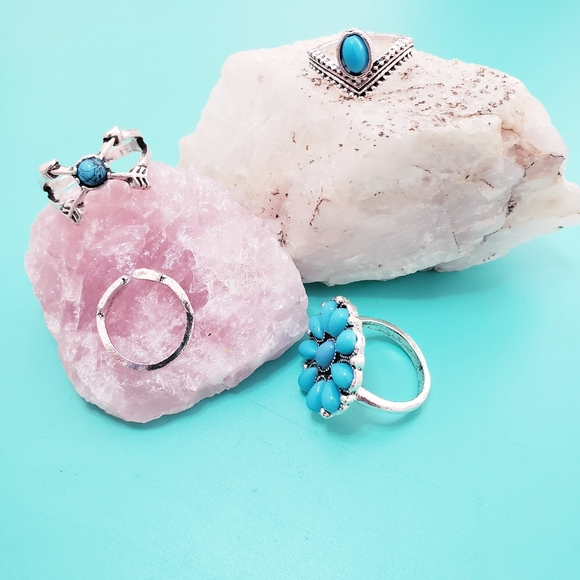 ❌️SOLD❌️Turquoise ring bundle! - Picture 3 of 7